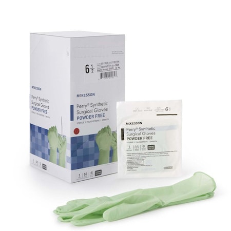 Mckesson Perry Performance Plus, Disposable Gloves, 9 mil Palm, Polyisoprene, Powder-Free, 6.5, 400 PK 20-2065N